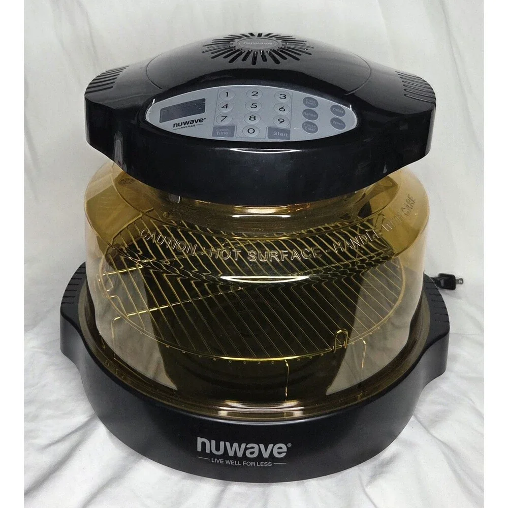 NuWave Pro Plus 20601 Infrared Convection Oven Black Amber Dome New Open Box